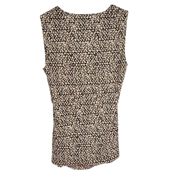 Cable & Gauge Y2K Minimalist Abstract Cowl Neck Sleeveless Top Small - Picture 2 of 5